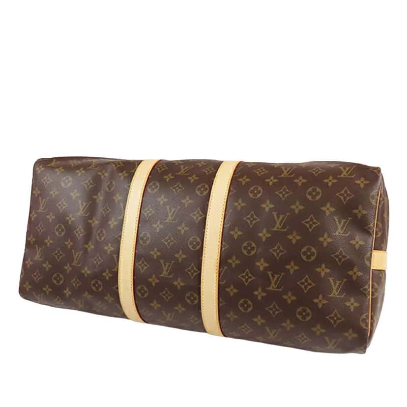 Louis Vuitton Monogram Keepall Bandouliere 55 Brown Good condition - Inside View