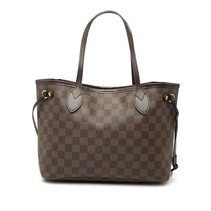 Louis Vuitton Damier Ebene Neverfull PM Brown Good condition - Front View