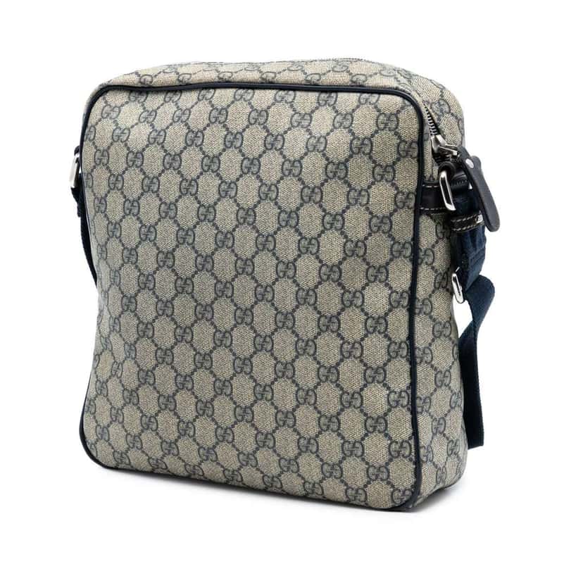 Gucci GG Supreme Crossbody Brown Canvas Good condition - Back View