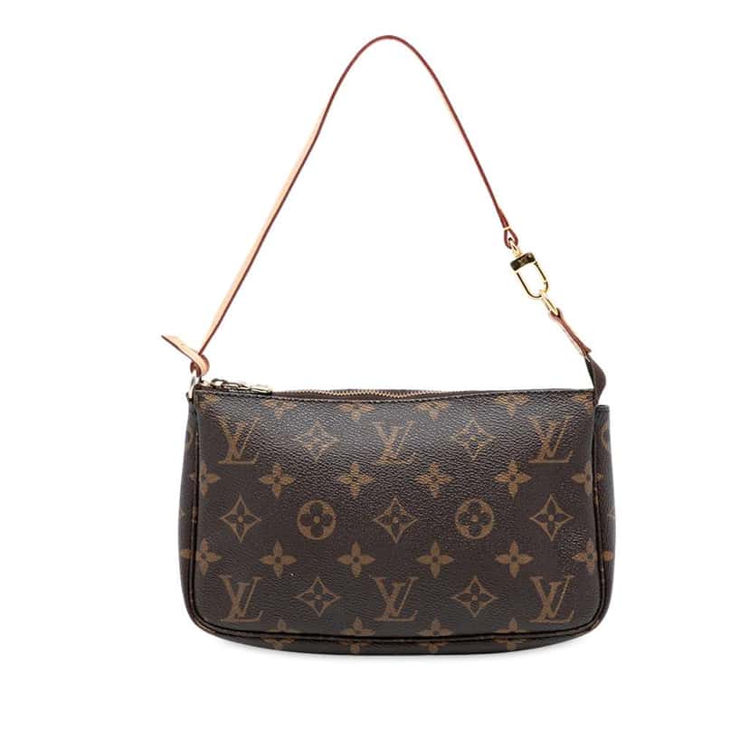 Louis Vuitton Monogram Pochette Accessoires Brown Good condition - Front View