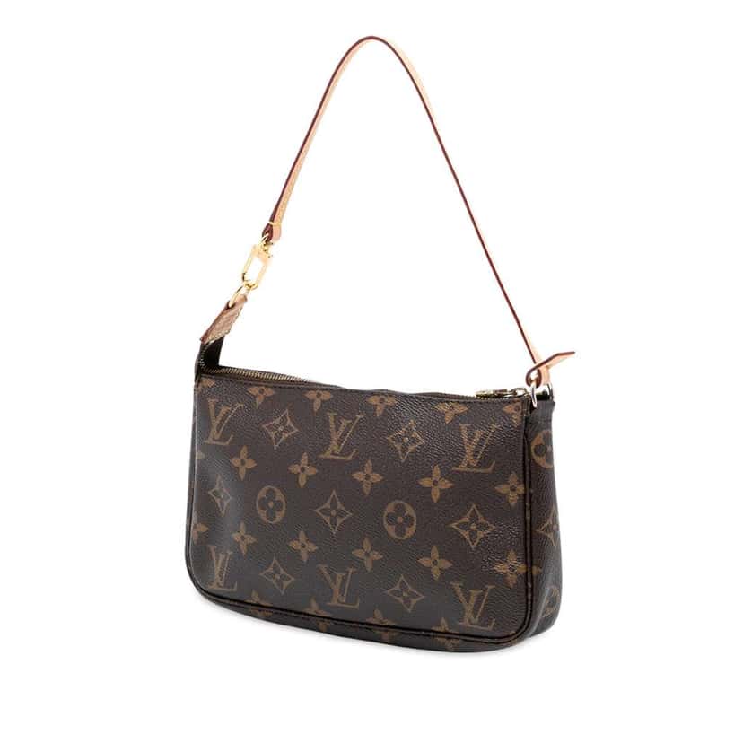 Louis Vuitton Monogram Pochette Accessoires Brown Good condition - Back View