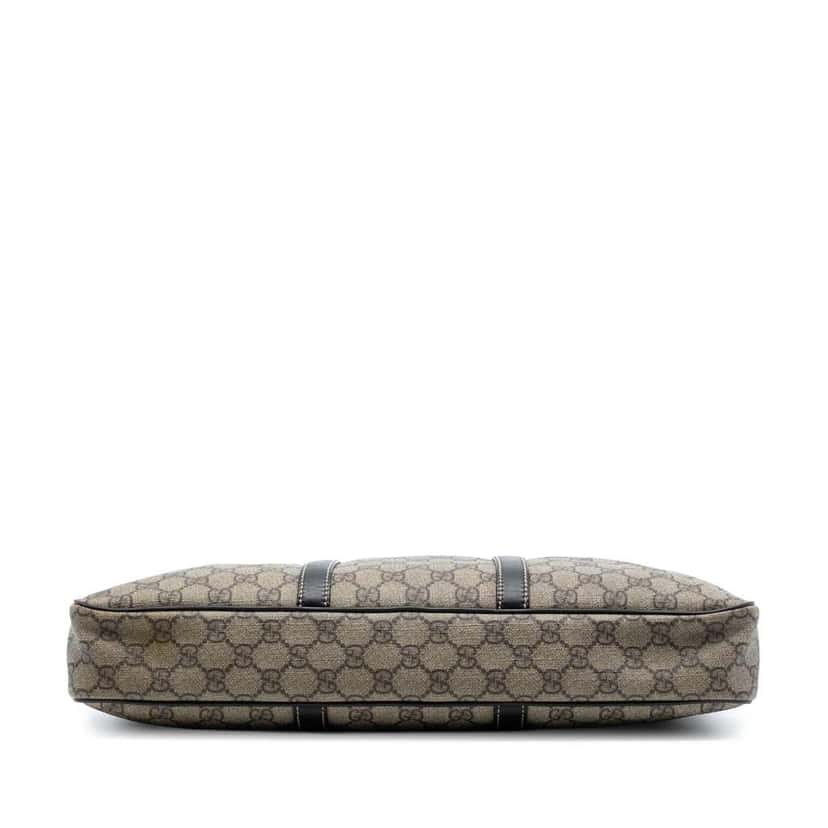 Gucci GG Supreme Business Bag Brown Canvas Good condition - Inside View