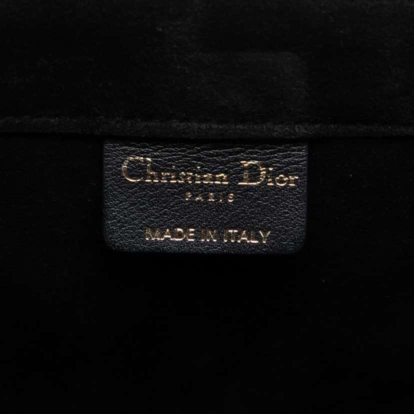 Dior Large Studded Embroidered Velvet Heart Lights Book Tote Black Velvet Good condition - Box View
