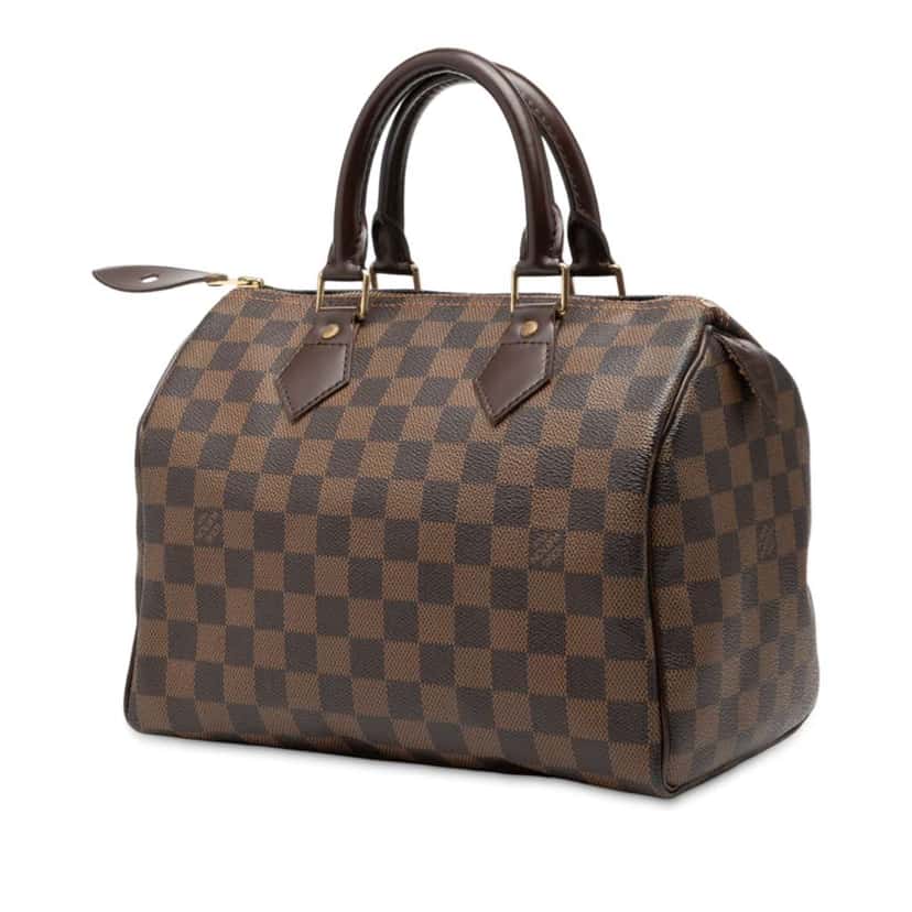 Louis Vuitton Damier Ebene Speedy 25 Brown Good condition - Back View