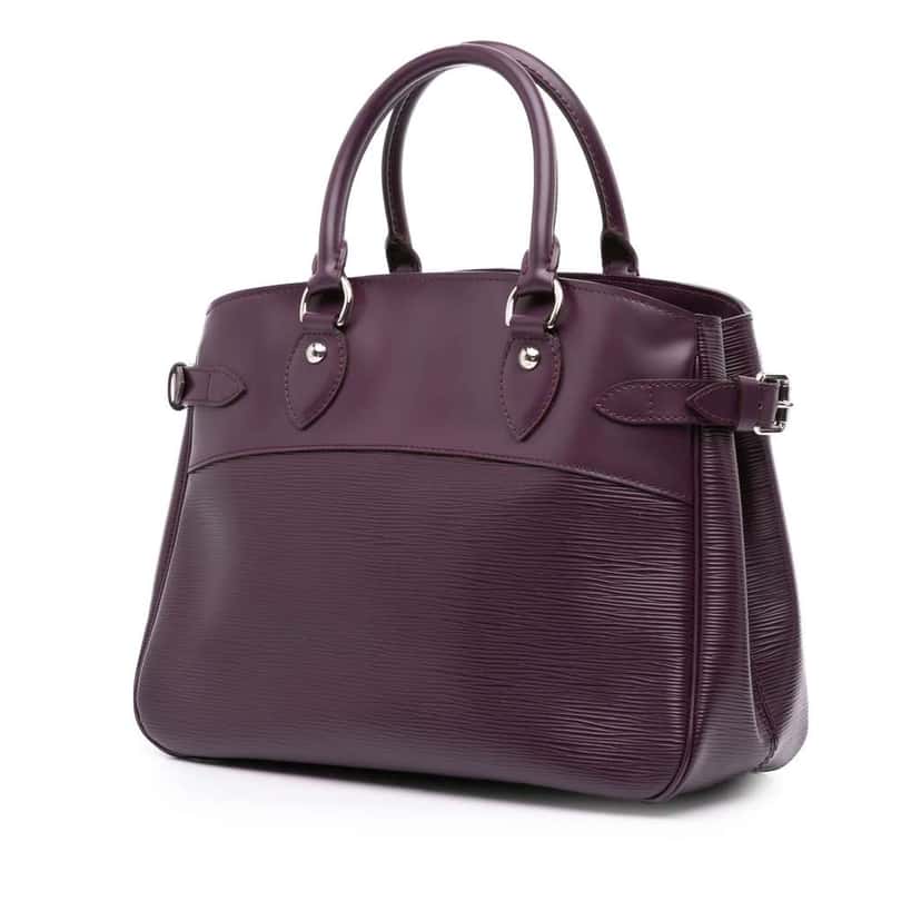 Louis Vuitton Epi Passy PM Purple Leather Good condition - Back View