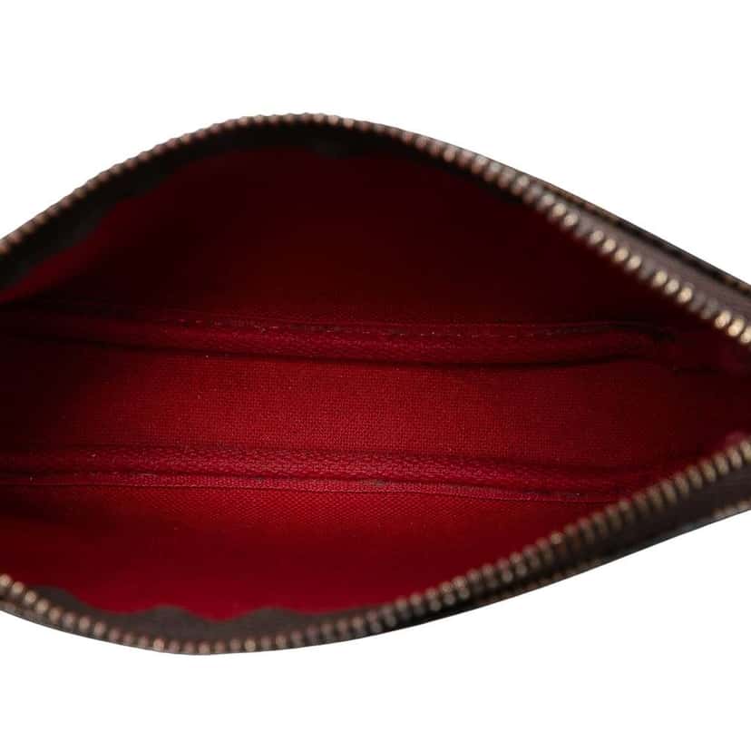 Louis Vuitton Damier Ebene Mini Pochette Accessoires Brown Very good condition - Model View