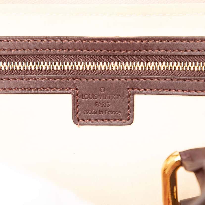 Louis Vuitton Monogram Mini Lin Alma Horizontal Red Canvas Good condition - Box View