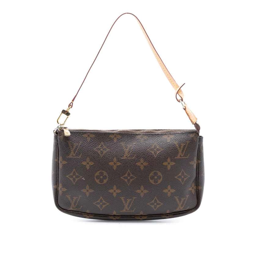 Louis Vuitton Monogram Pochette Accessoires Brown Good condition - Front View