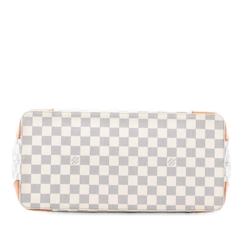 Louis Vuitton Damier Azur Hampstead MM White Good condition - Inside View