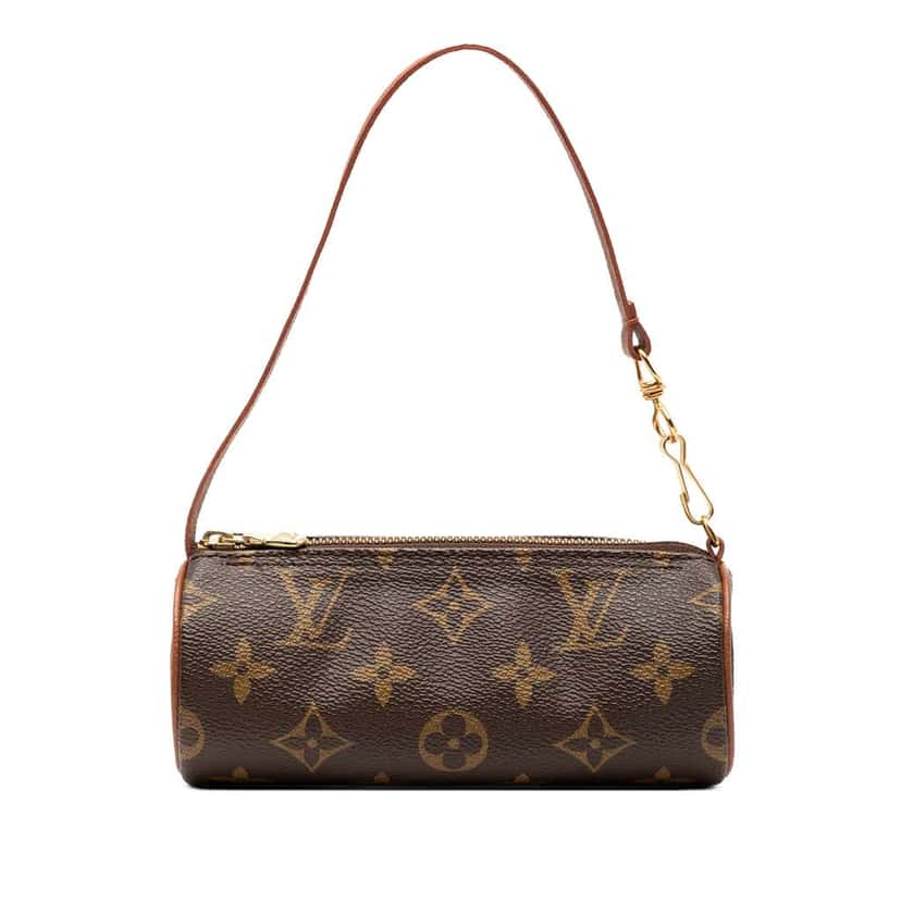 Louis Vuitton Monogram Papillon Pochette Brown Very good condition - Front View