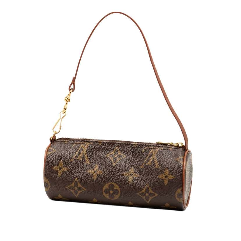 Louis Vuitton Monogram Papillon Pochette Brown Very good condition - Back View