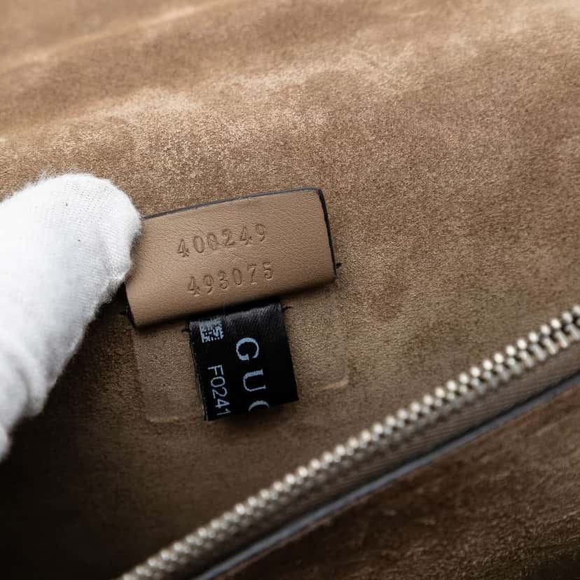 Gucci Medium GG Supreme Dionysus Shoulder Bag Brown Canvas Good condition - Box View