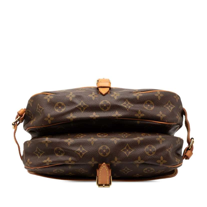 Louis Vuitton Monogram Saumur 30 Brown Good condition - Inside View