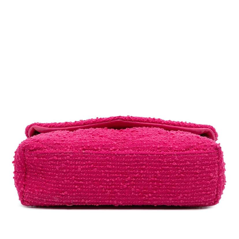Saint Laurent Toy Boucle Tweed LouLou Puffer Crossbody Pink Tweed Good condition - Inside View