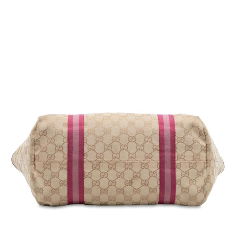 Gucci Large GG Canvas Jolicoeur Tote Brown Canvas Good condition - Inside View
