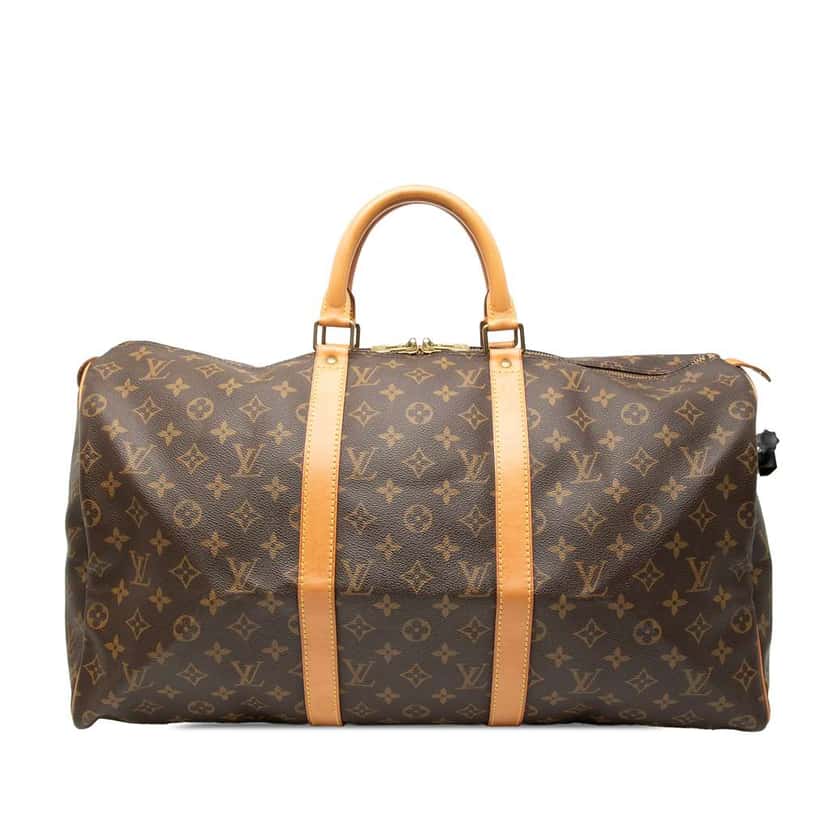 Louis Vuitton Monogram Keepall 50 Brown Very good condition - Front View