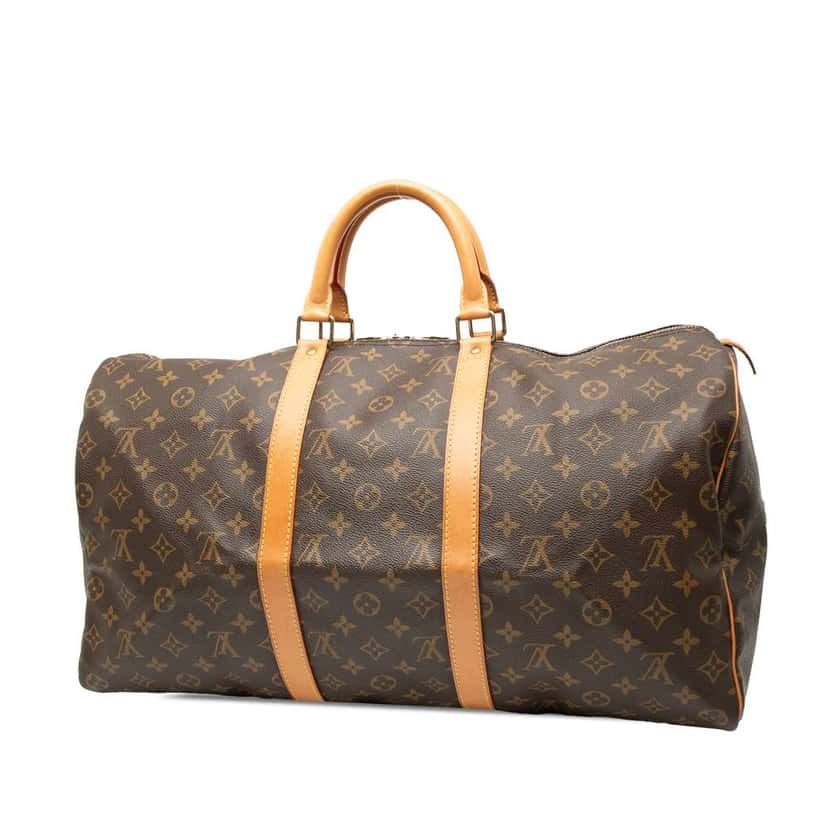 Louis Vuitton Monogram Keepall 50 Brown Very good condition - Back View