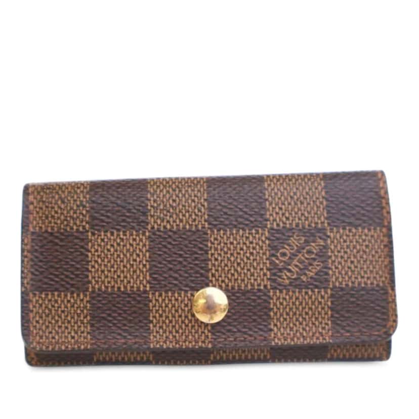 Louis Vuitton Damier Ebene Multicles 4 Key Holder Brown Good condition - Front View