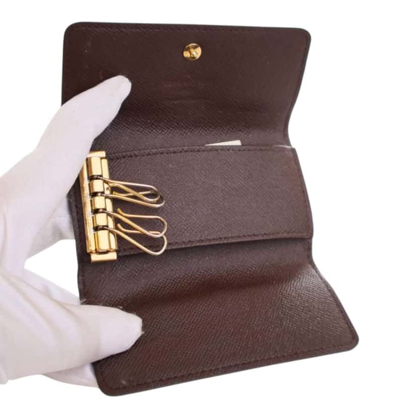 Louis Vuitton Damier Ebene Multicles 4 Key Holder Brown Good condition - Box View