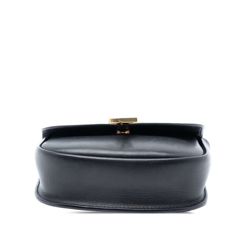 Saint Laurent Small Leather Monogram Kaia Crossbody Black Leather Very good condition - Inside View