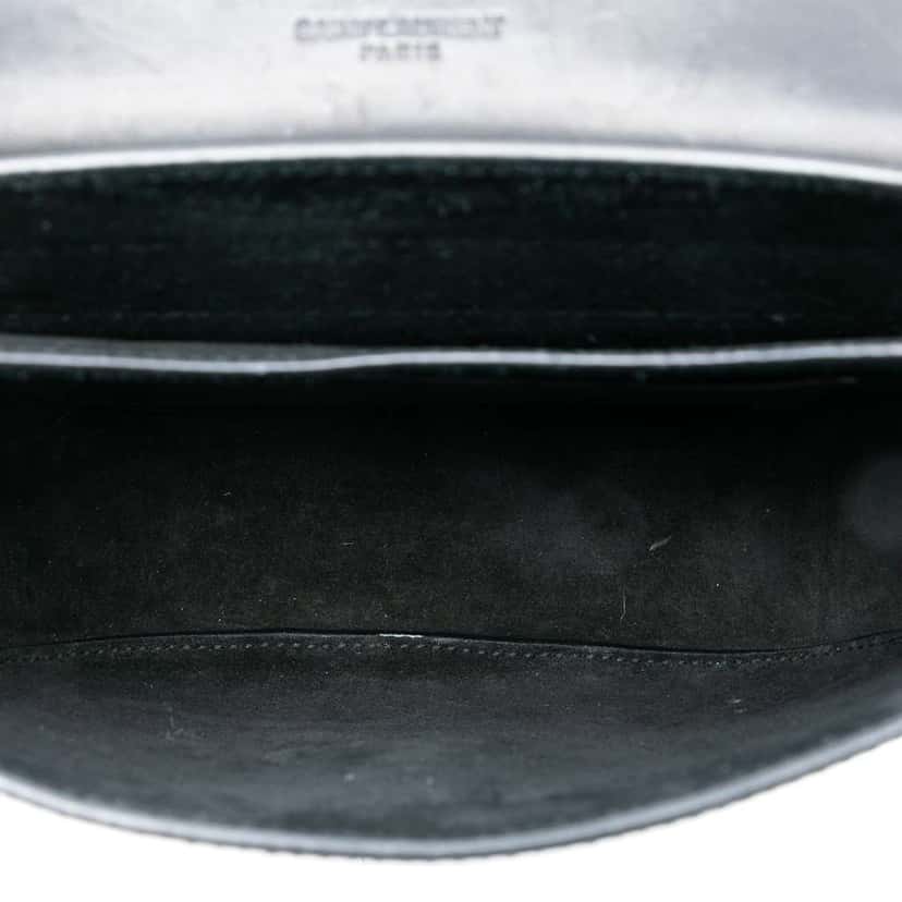 Saint Laurent Small Leather Monogram Kaia Crossbody Black Leather Very good condition - Model View