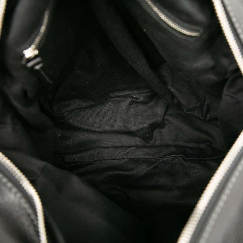 Chloé Large Grained Leather Paddington Handbag Black Leather Good condition - Model View