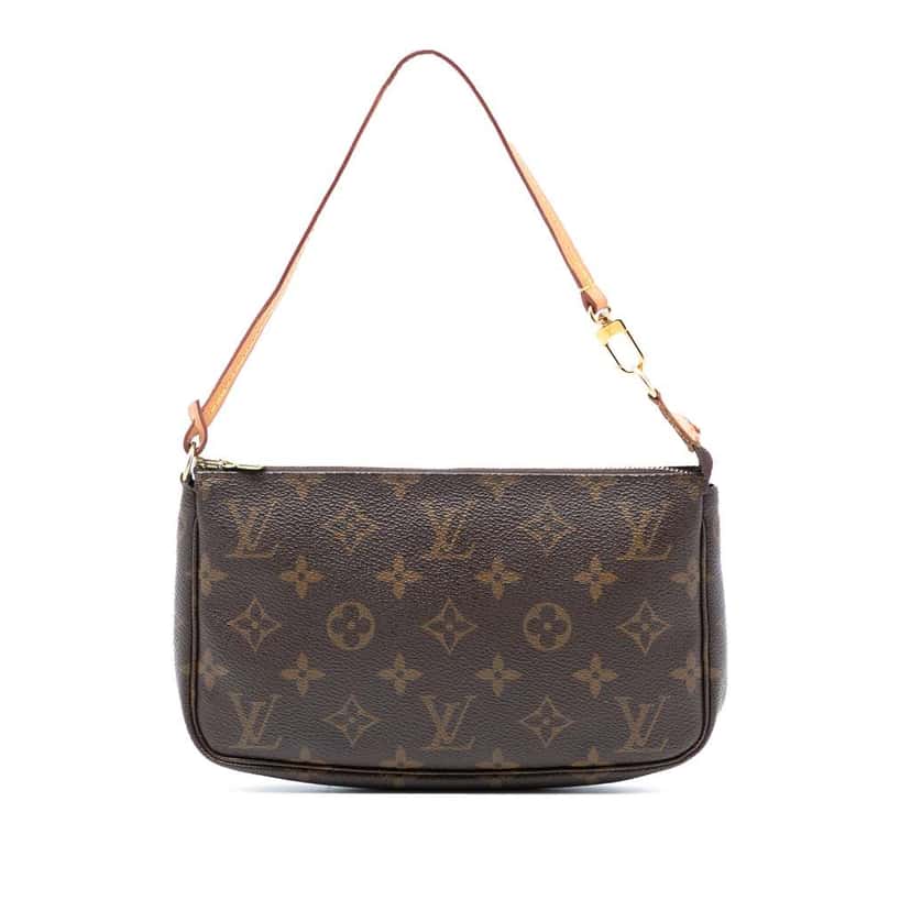 Louis Vuitton Monogram Pochette Accessoires Brown Good condition - Front View