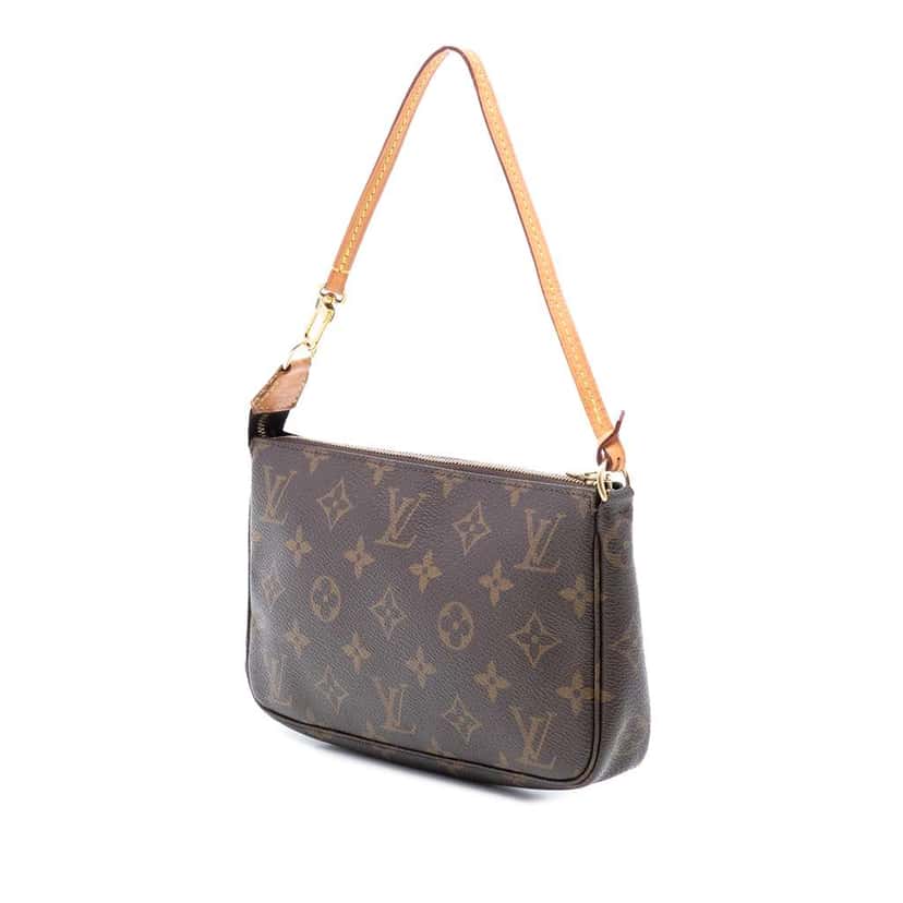 Louis Vuitton Monogram Pochette Accessoires Brown Good condition - Back View