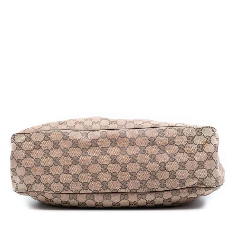 Gucci GG Canvas Sukey Tote Brown Canvas Good condition - Inside View