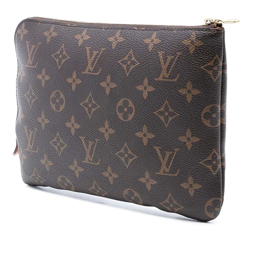 Louis Vuitton Monogram Etui Voyageur PM Brown Good condition - Back View