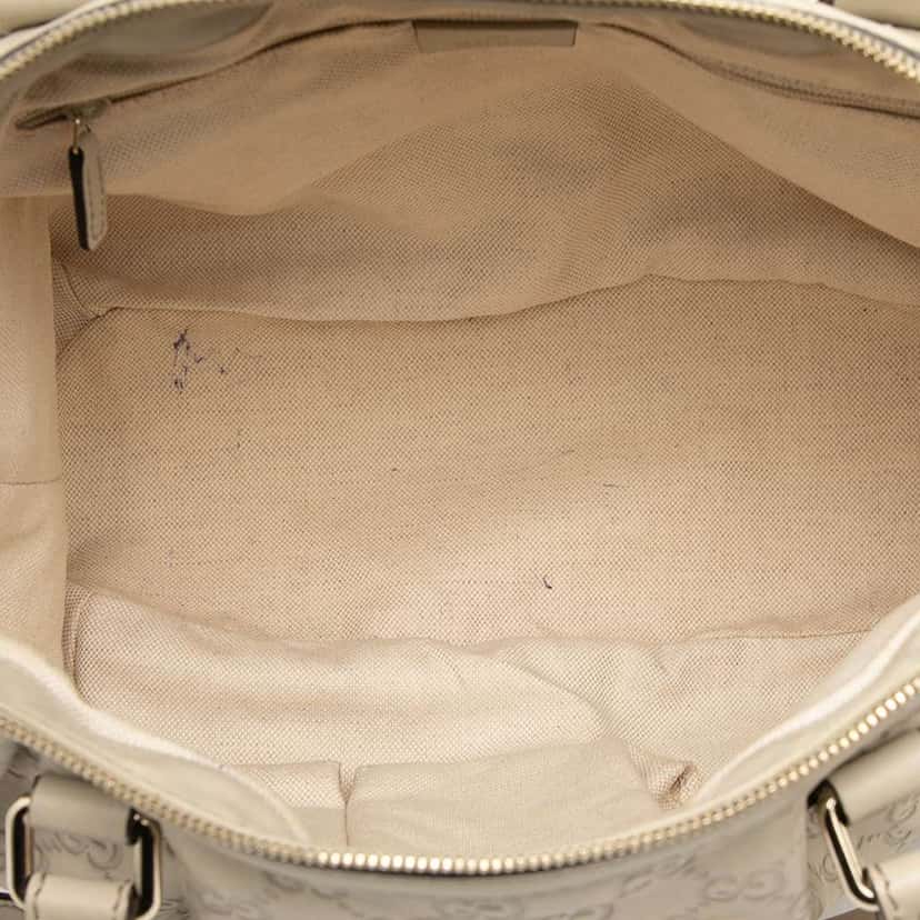 Gucci Guccissima Sukey Satchel Brown Leather Good condition - Model View