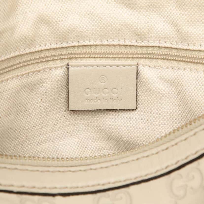 Gucci Guccissima Sukey Satchel Brown Leather Good condition - Box View