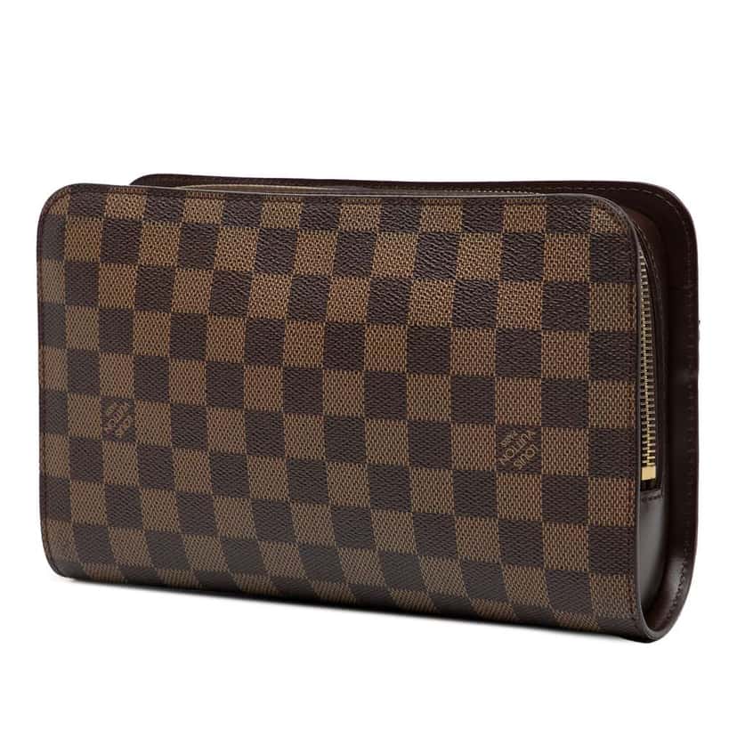 Louis Vuitton Damier Ebene Saint Louis Pochette Brown Good condition - Back View