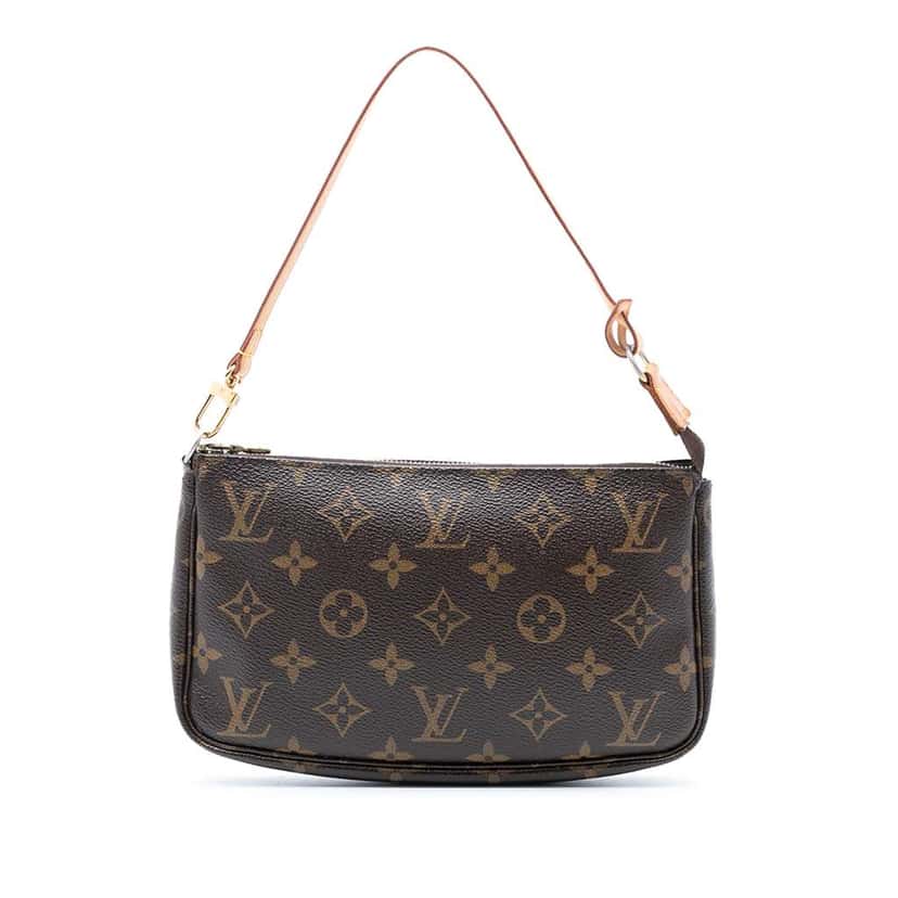 Louis Vuitton Monogram Pochette Accessoires Brown Good condition - Front View