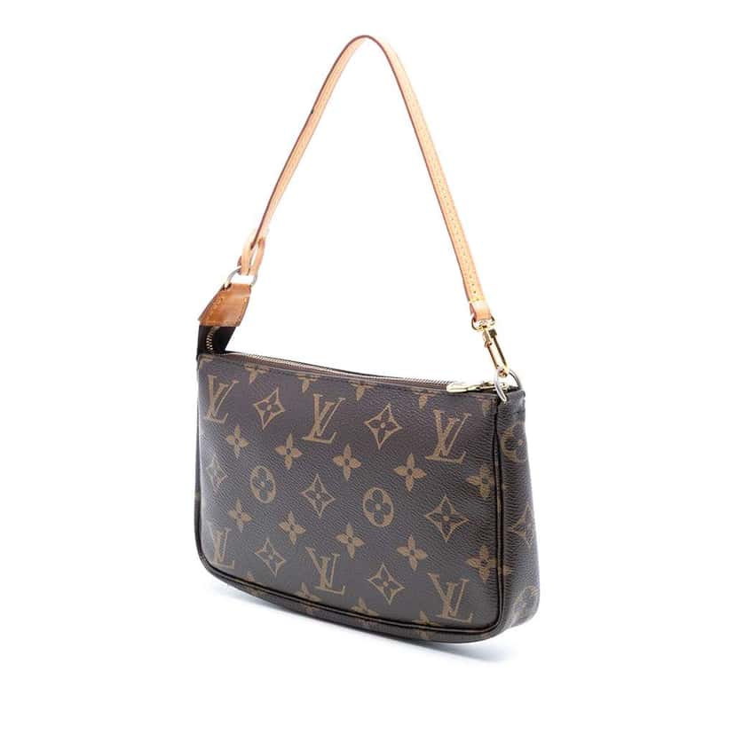 Louis Vuitton Monogram Pochette Accessoires Brown Good condition - Back View