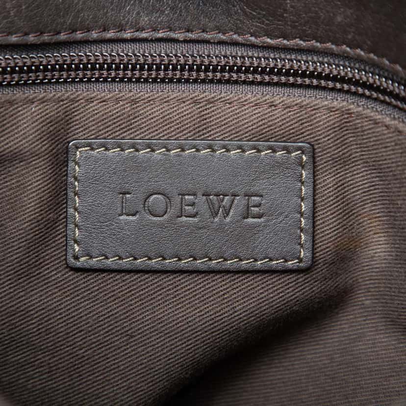 Loewe Anagram Coated Canvas Crossbody Brown Canvas Very good condition - Box View