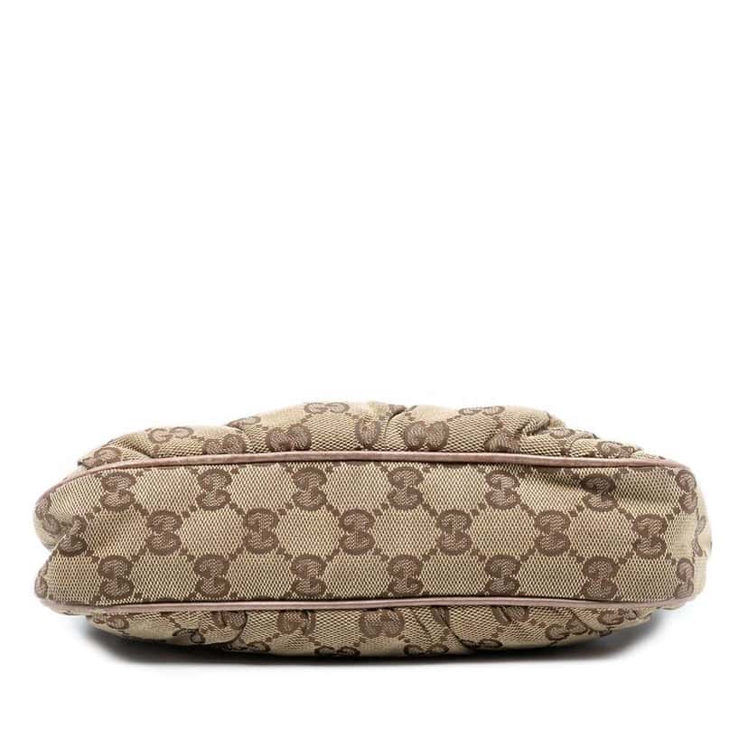 Gucci GG Canvas Lovely Heart Pochette Brown Canvas Good condition - Inside View