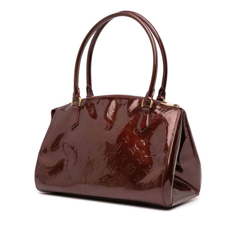 Louis Vuitton Monogram Vernis Sherwood GM Red Leather Good condition - Back View
