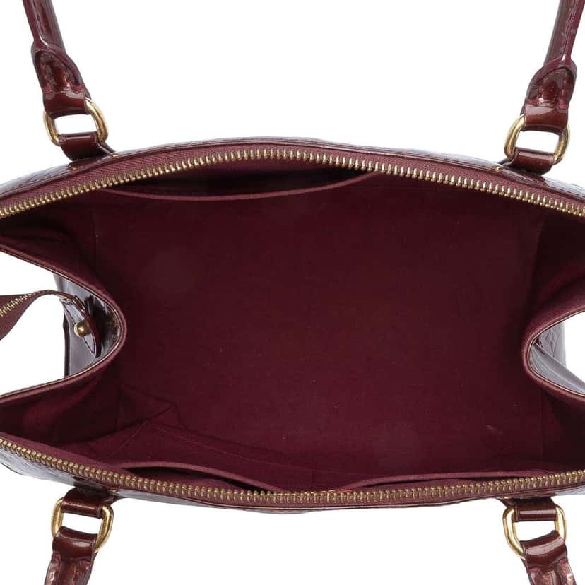 Louis Vuitton Monogram Vernis Sherwood GM Red Leather Good condition - Model View