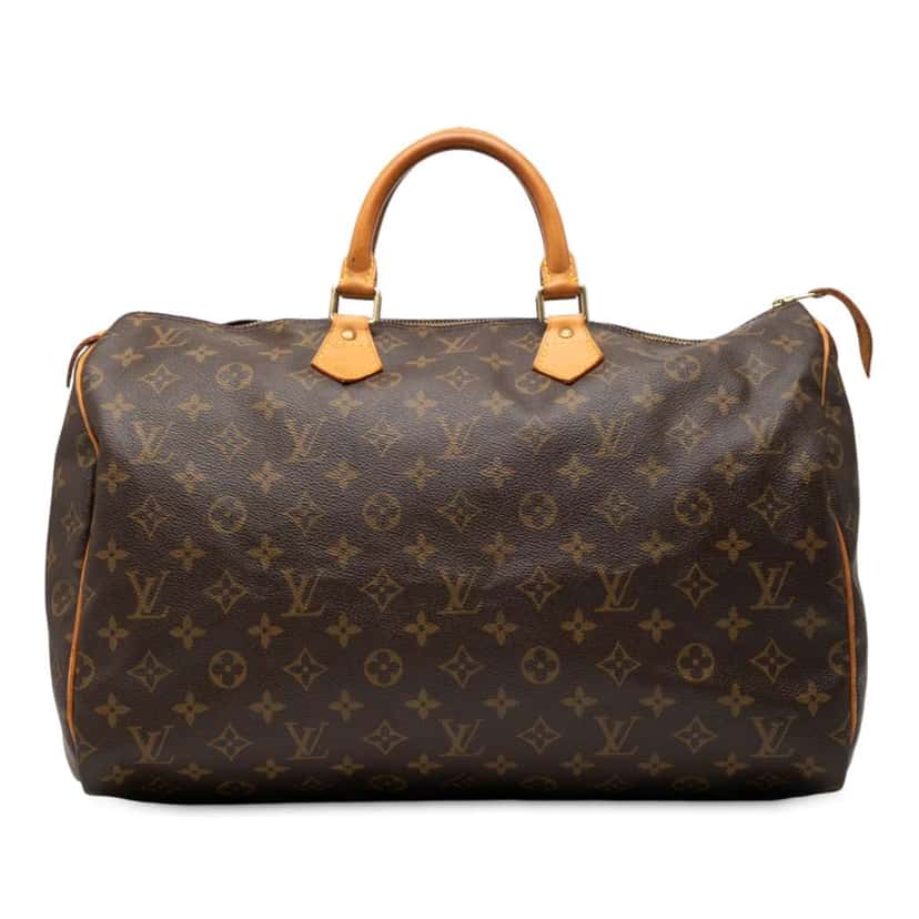 Louis Vuitton Monogram Speedy 40 Brown Good condition - Front View