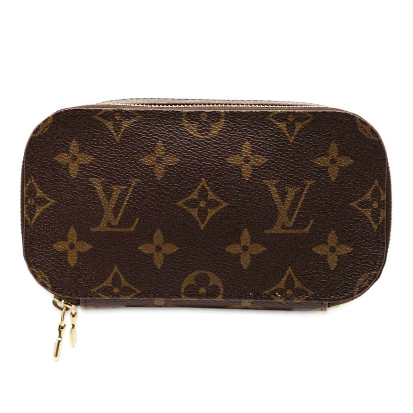 Louis Vuitton Monogram Trousse Blush PM Brown Good condition - Front View