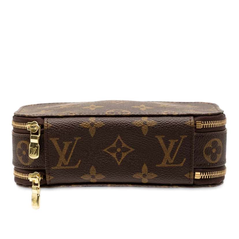 Louis Vuitton Monogram Trousse Blush PM Brown Good condition - Inside View