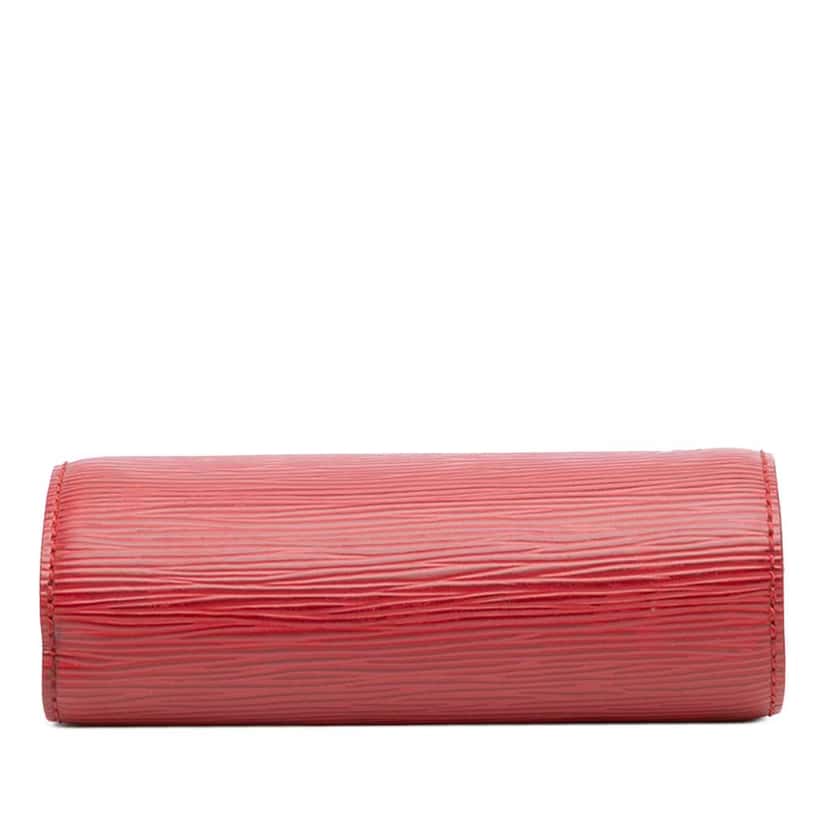 Louis Vuitton Epi Pochette Papillon Red Leather Good condition - Inside View