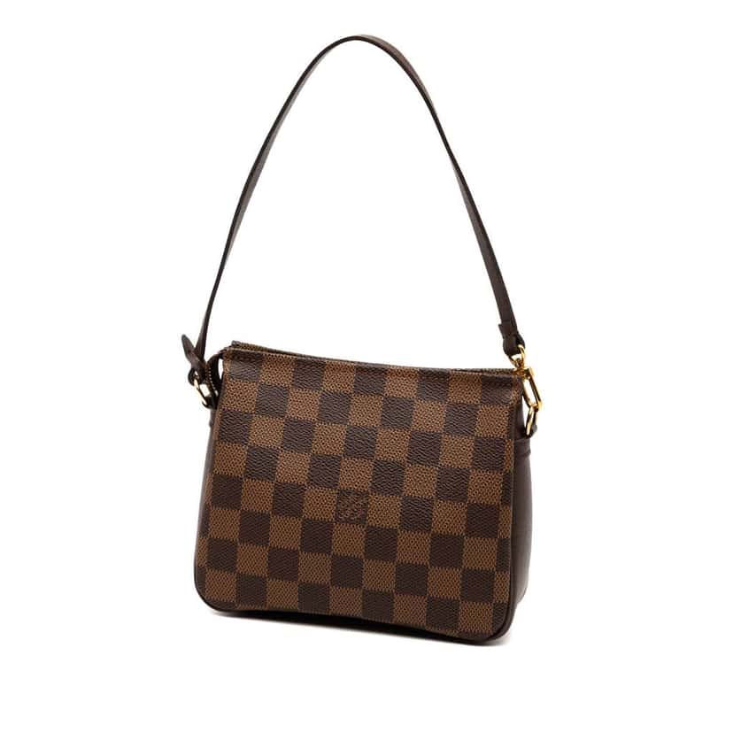 Louis Vuitton Damier Ebene Trousse Pochette Brown Good condition - Back View
