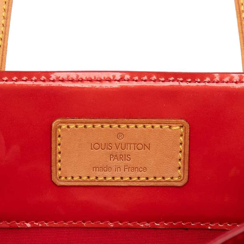 Louis Vuitton Monogram Vernis Reade MM Red Leather Good condition - Box View