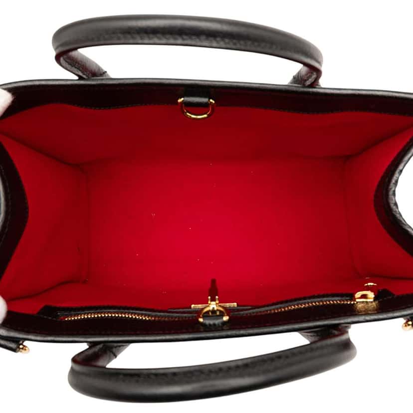 Gucci Felt 100 Centennial Satchel Red Wool Good condition - Model View