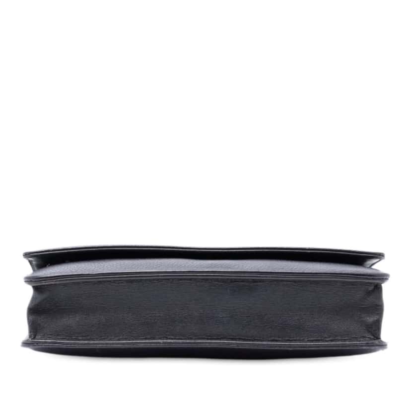 Chanel CC Caviar Wallet On Chain Purple Leather Good condition - Inside View