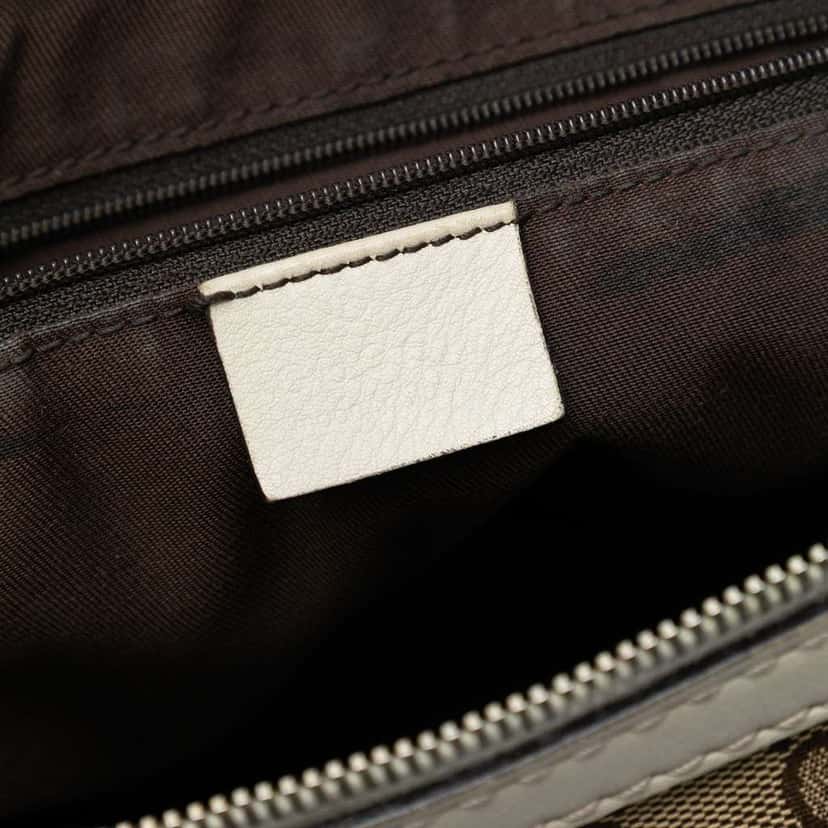 Gucci GG Canvas Sukey Satchel Brown Canvas Good condition - Box View