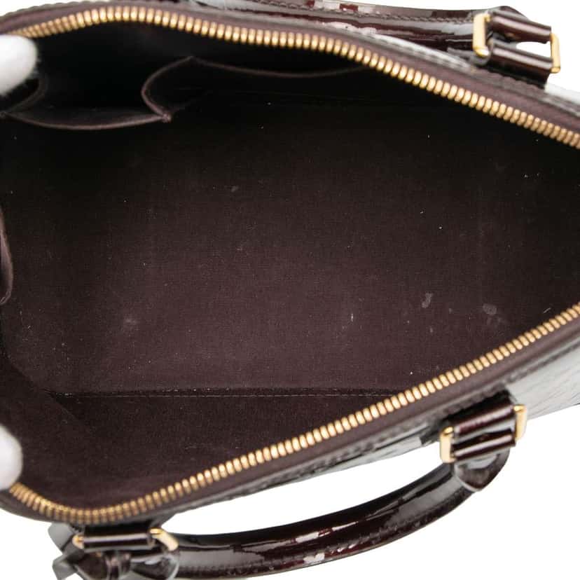 Louis Vuitton Monogram Vernis Alma PM Purple Leather Good condition - Model View