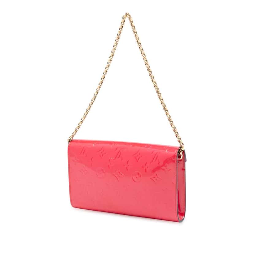 Louis Vuitton Monogram Vernis Mira Pink Leather Good condition - Back View